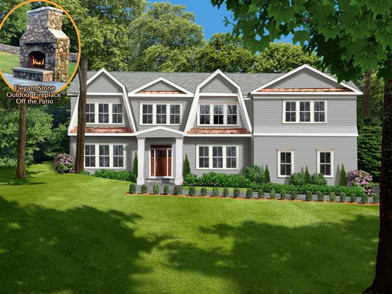 11 Briar Brae Road Darien, CT 06820 - Photo 1 of 1 a front view of a house with a yard