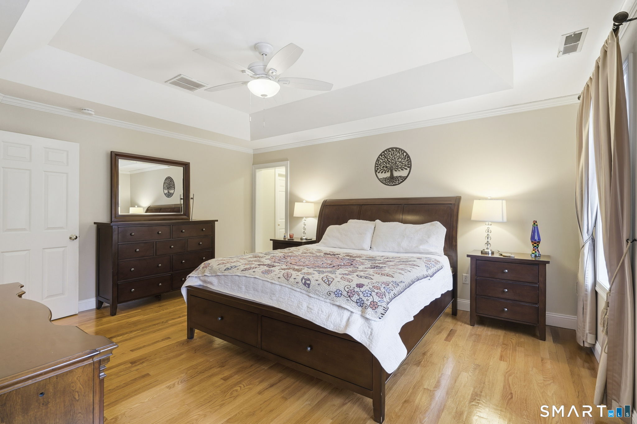 24 Scott Road Oxford, CT 06478 - Photo 22 of 39 a bedroom with a bed and dresser