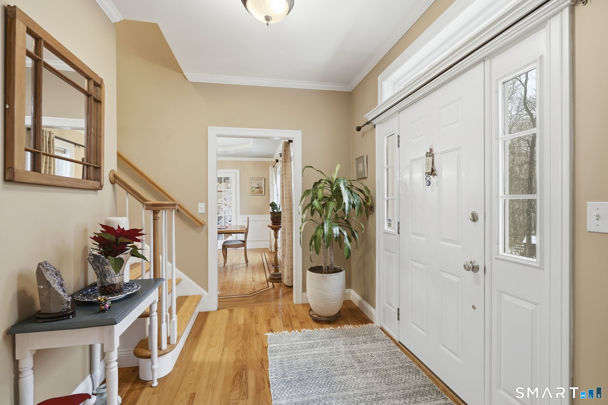 24 Scott Road Oxford, CT 06478 - Photo 3 of 39 a view of entryway with wooden floor