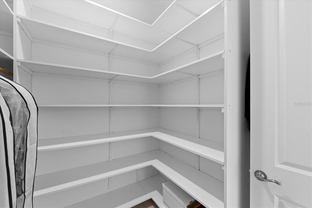 6713 Alstead Circle Lakewood Ranch, FL 34202 - Photo 29 of 86 a view of walk in closet with empty racks