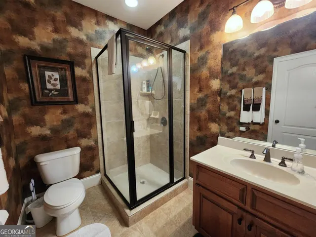 a view of porch with seating space