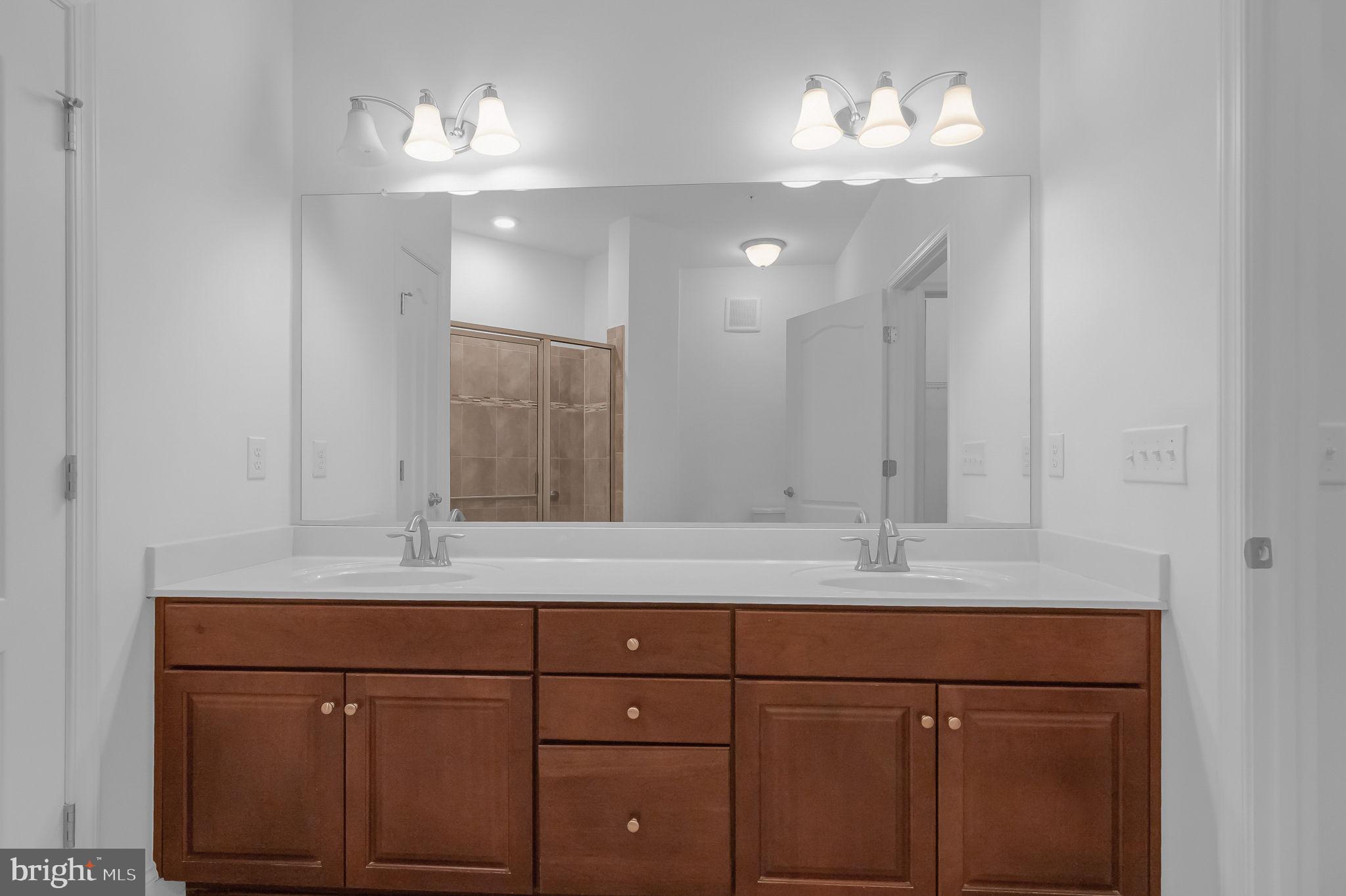 10273A Fountain Circle, Unit 306 Manassas, VA 20110 - Photo 28 of 33 a bathroom with a sink vanity and mirror