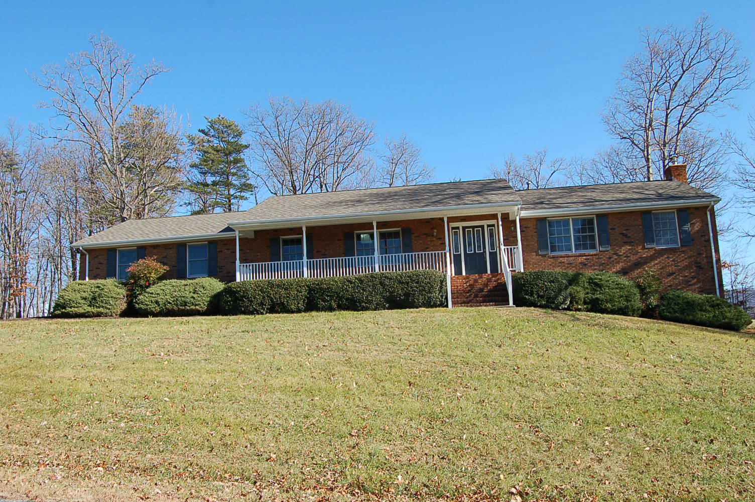 198 Oak Ridge Court Blue Ridge, VA 24064 - Photo 3 of 33 a view of a house with a yard