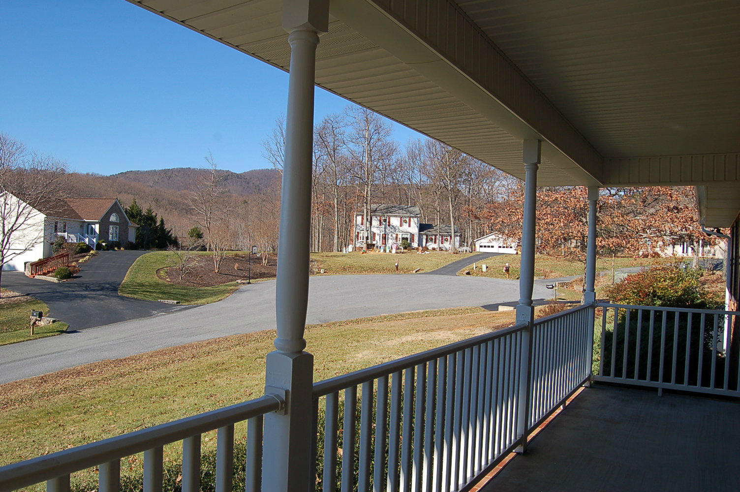 198 Oak Ridge Court Blue Ridge, VA 24064 - Photo 30 of 33 a view of a street from a balcony