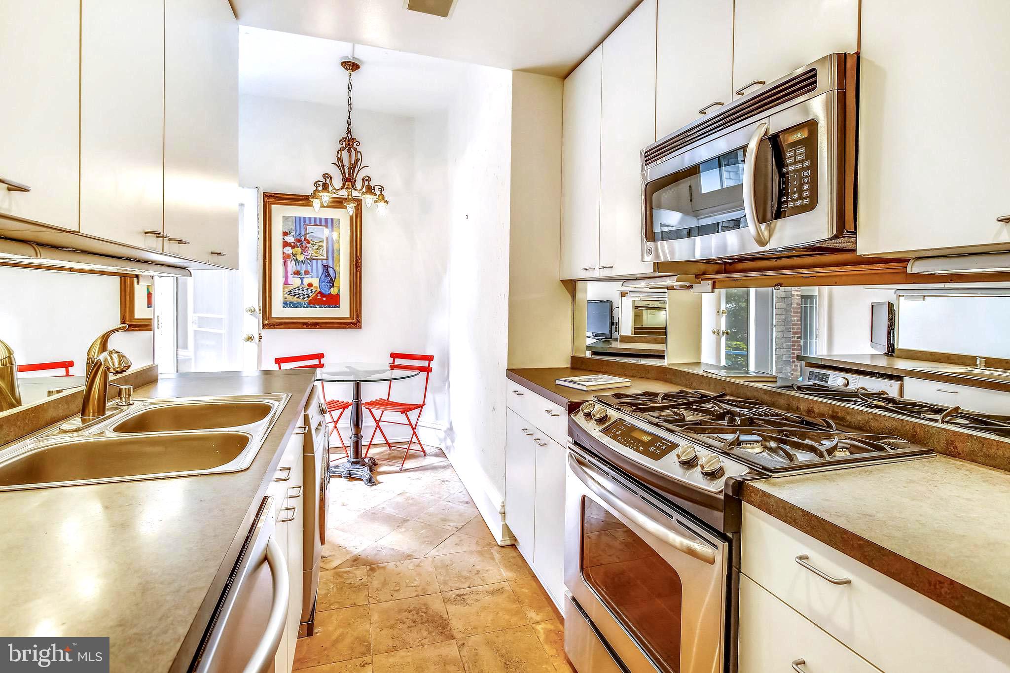 2022 Columbia Road Northwest, Unit 107 Washington, DC 20009 - Photo 16 of 47 Galley Style Kitchen