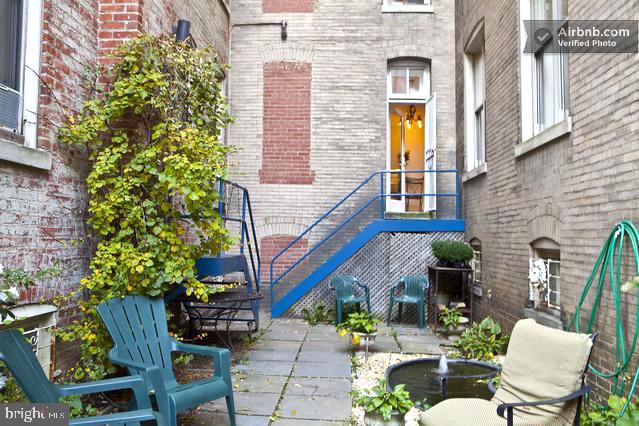 2022 Columbia Road Northwest, Unit 107 Washington, DC 20009 - Photo 20 of 47 Patio looking back toward balcony / kitchen