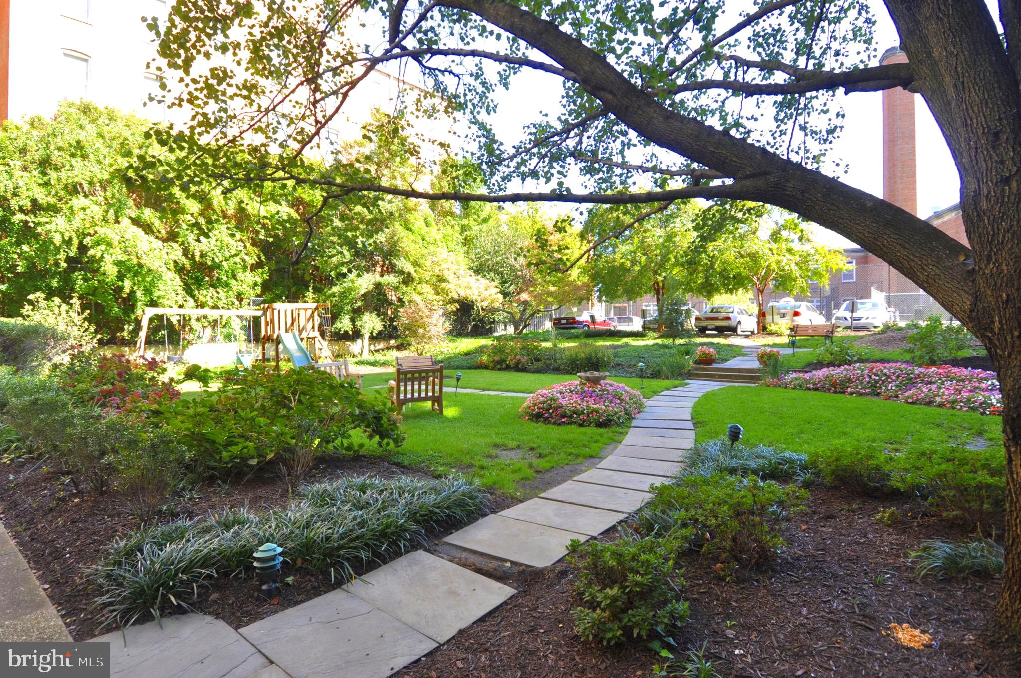 2022 Columbia Road Northwest, Unit 107 Washington, DC 20009 - Photo 39 of 47 Backyard off Lobby