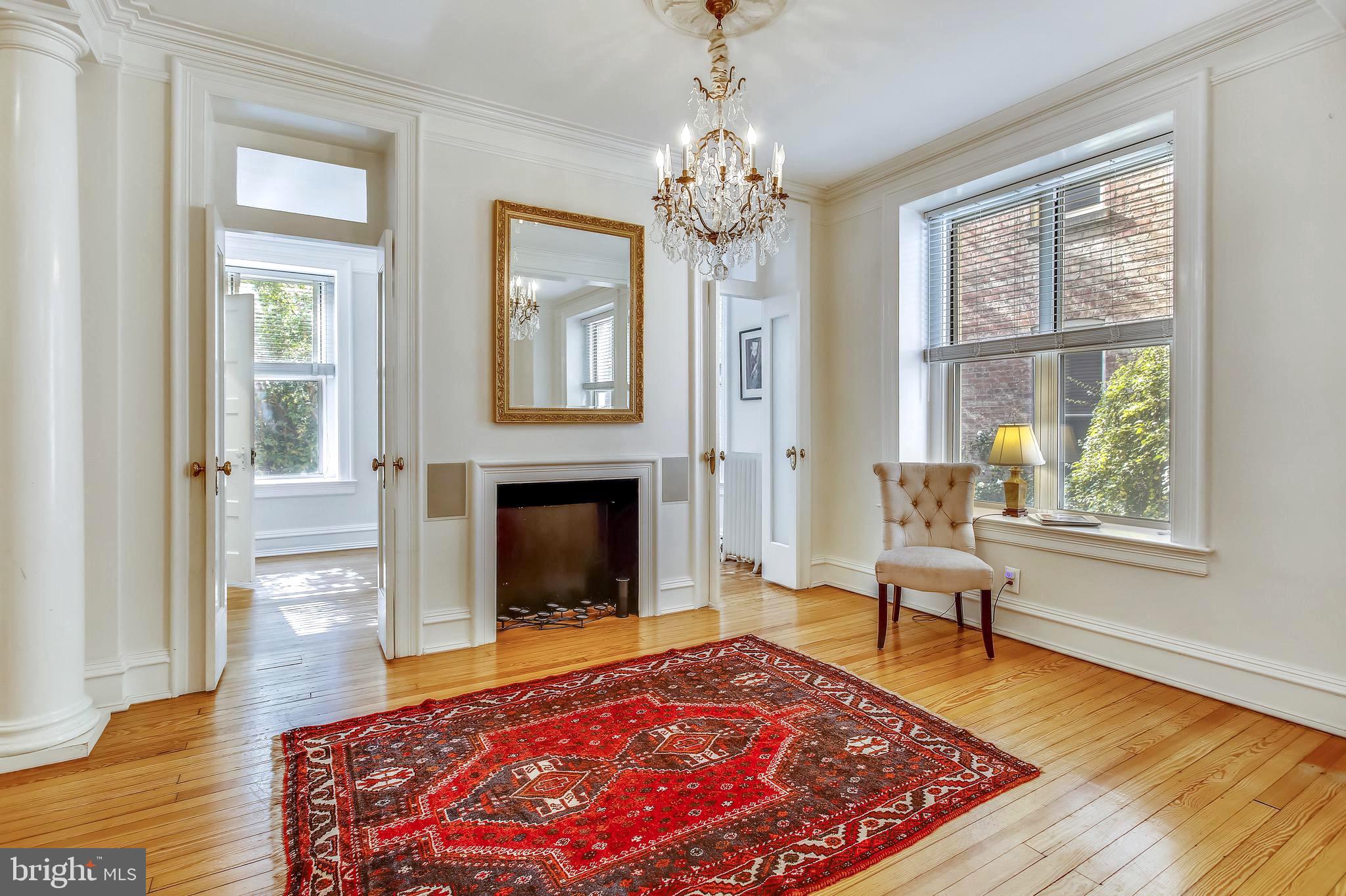 2022 Columbia Road Northwest, Unit 107 Washington, DC 20009 - Photo 10 of 47 Living Room with 2nd Bedroom/Study Beyond