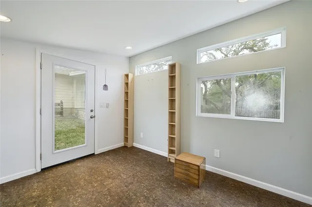 wooden floor in an empty room