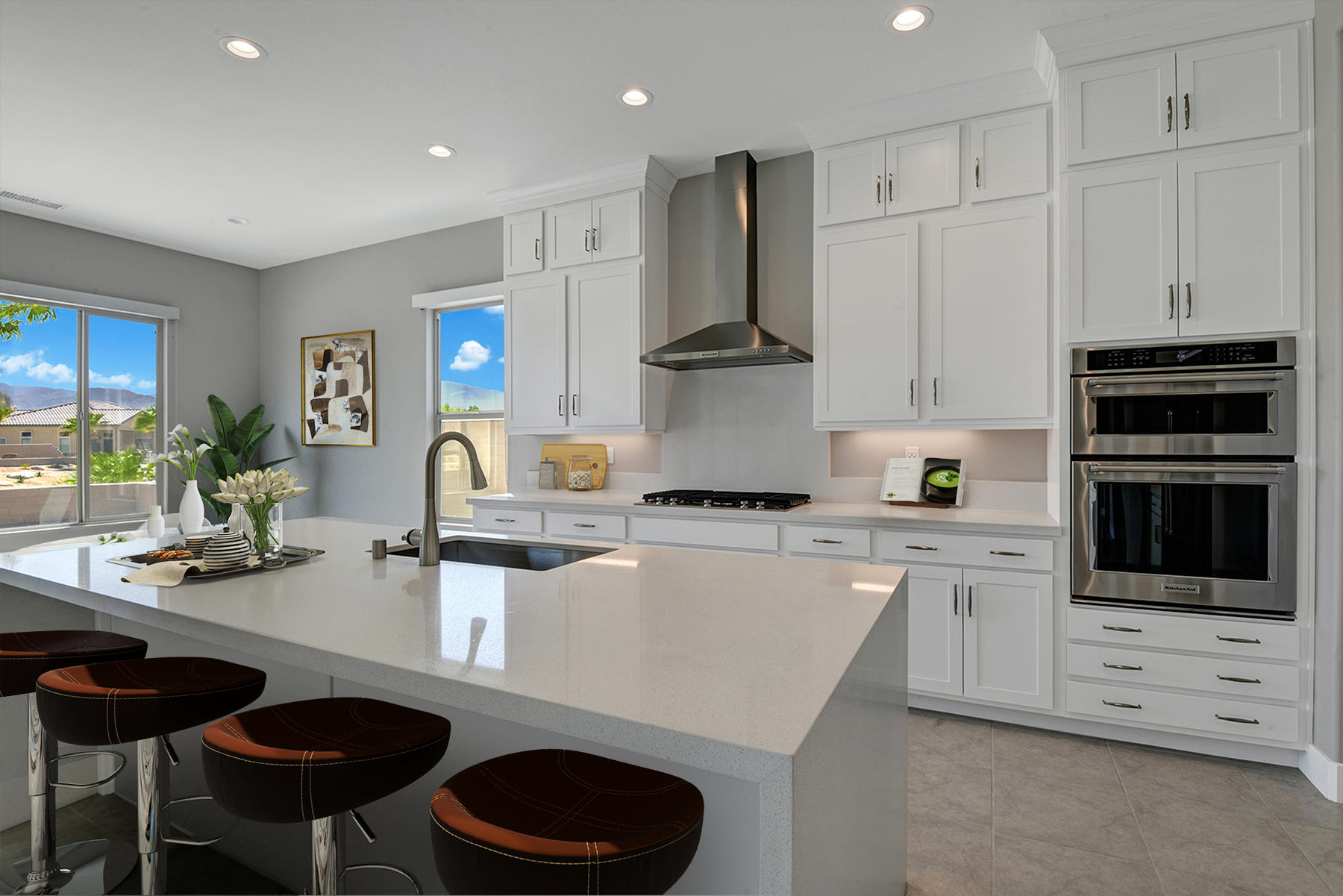 52 Cork Tree Rancho Mirage, CA 92270 - Photo 17 of 47 KITCHEN ANGLED OVER ISLAND MLS_final