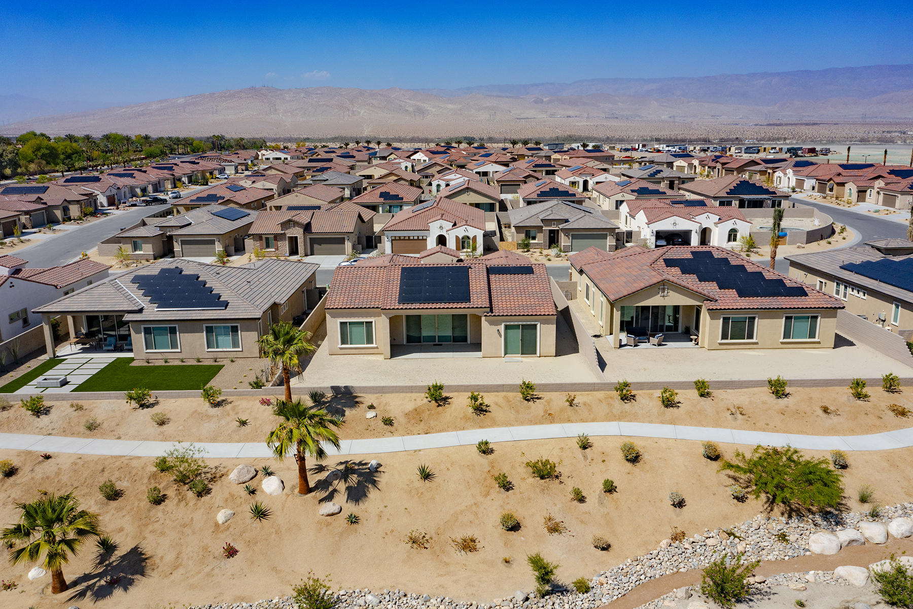 52 Cork Tree Rancho Mirage, CA 92270 - Photo 41 of 47 DRONE BACK TO FRONT MLS