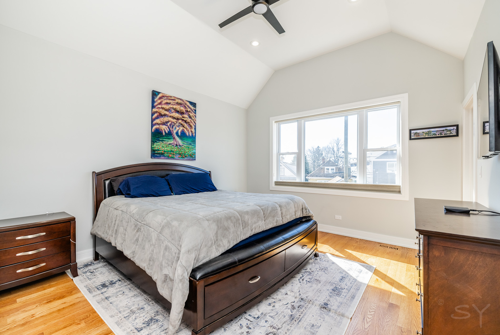 5739 West Grover Street Chicago, IL 60630 - Photo 16 of 38 a bedroom with bed and window