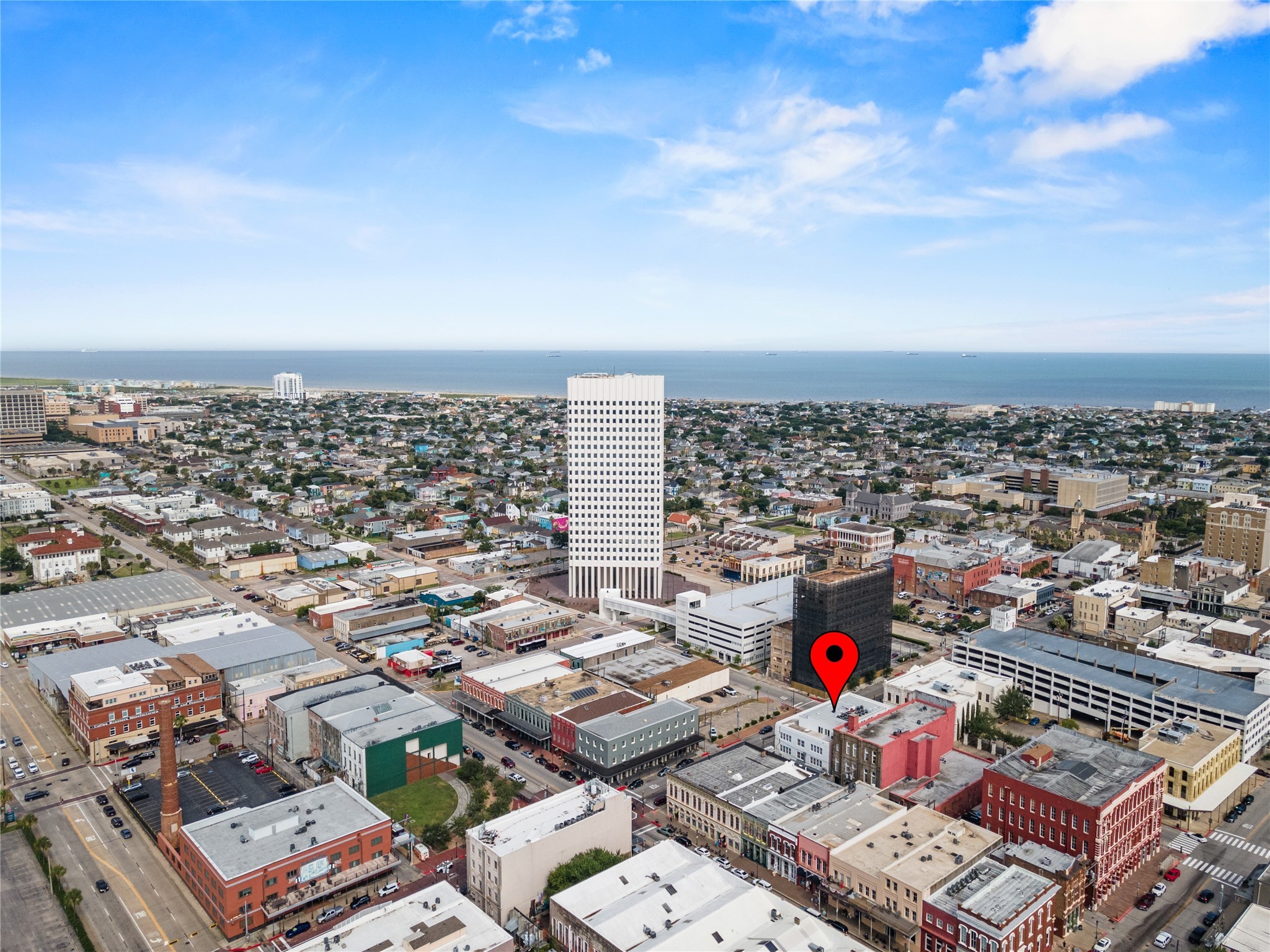 2102 Mechanic Street, Unit 101 Galveston, TX 77550 - Photo 8 of 28 an aerial view of a city