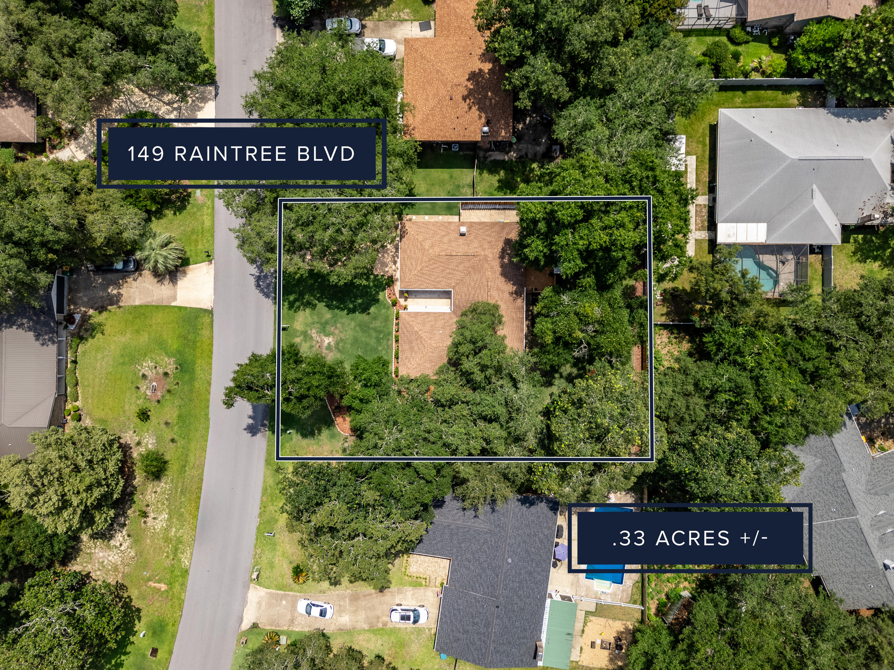 149 Raintree Boulevard Niceville, FL 32578 - Photo 57 of 72 15.0 Aerial View