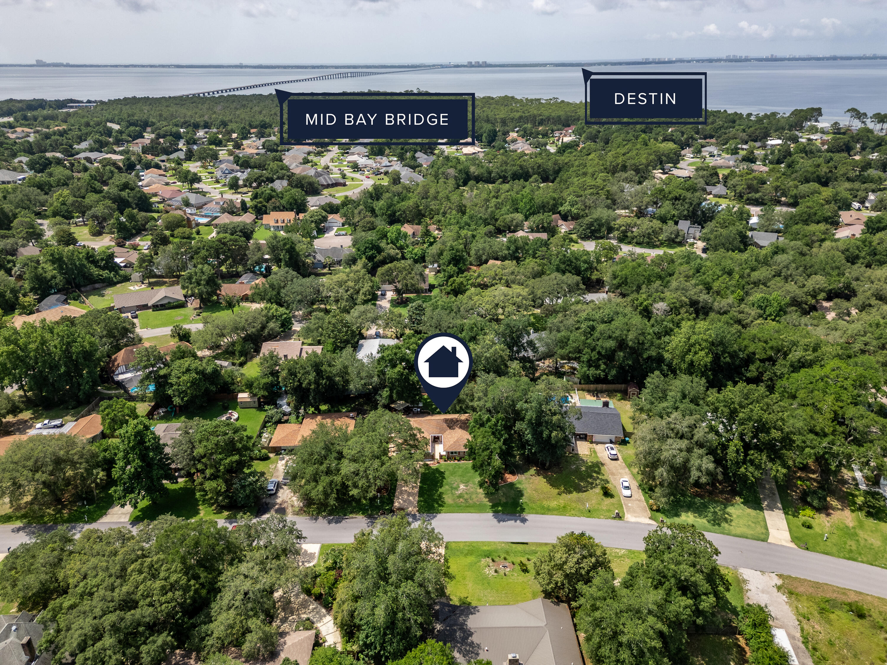149 Raintree Boulevard Niceville, FL 32578 - Photo 58 of 72 15.1 Aerial View