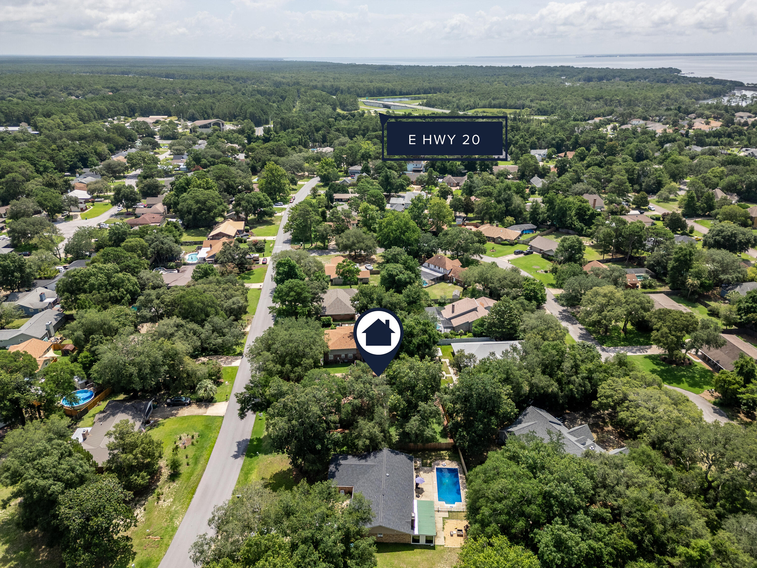 149 Raintree Boulevard Niceville, FL 32578 - Photo 59 of 72 an aerial view of multiple house