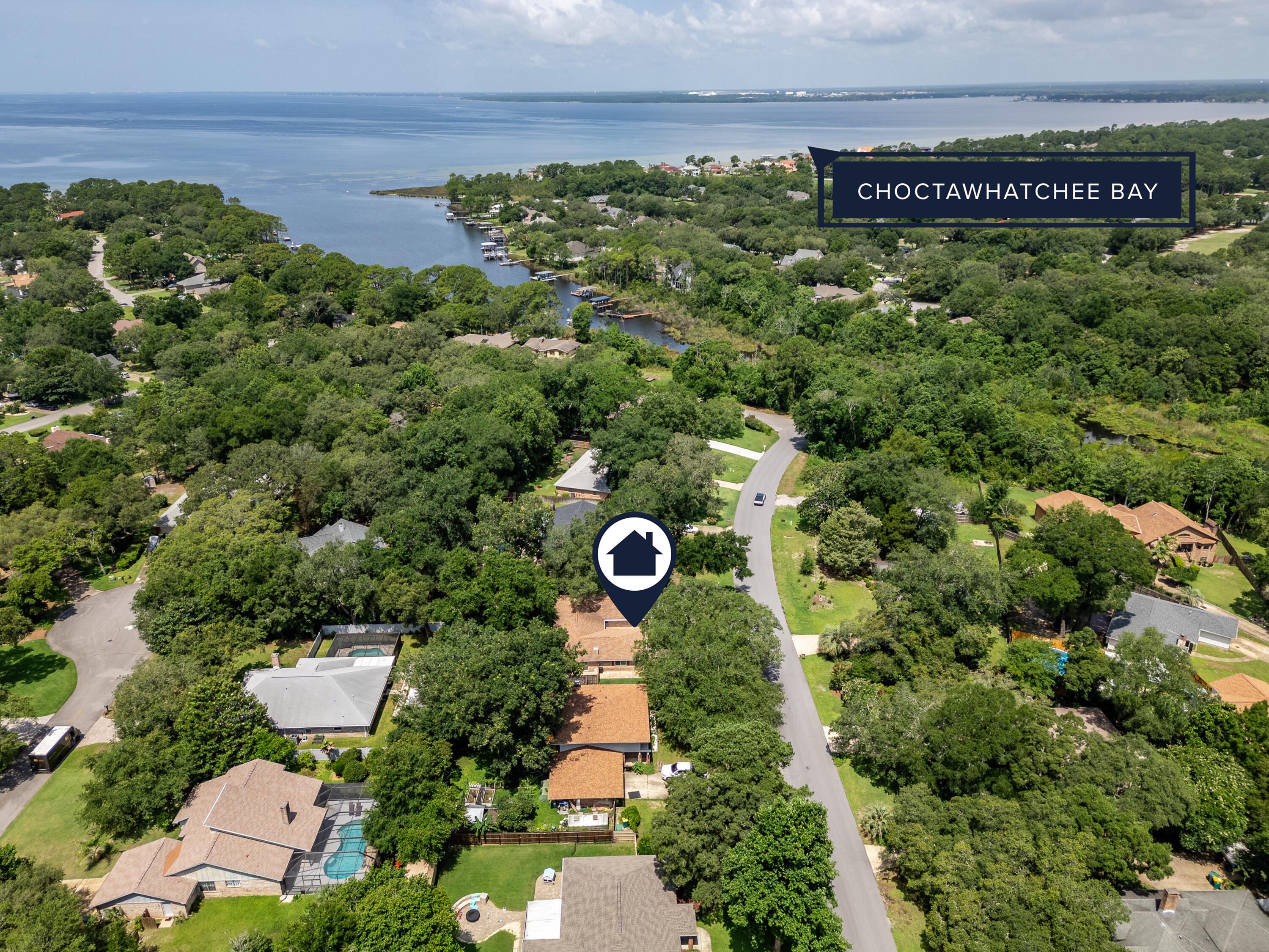 149 Raintree Boulevard Niceville, FL 32578 - Photo 60 of 72 a view of a bunch of trees and bushes