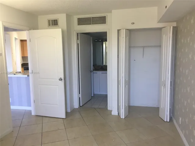 a view of a building from a window