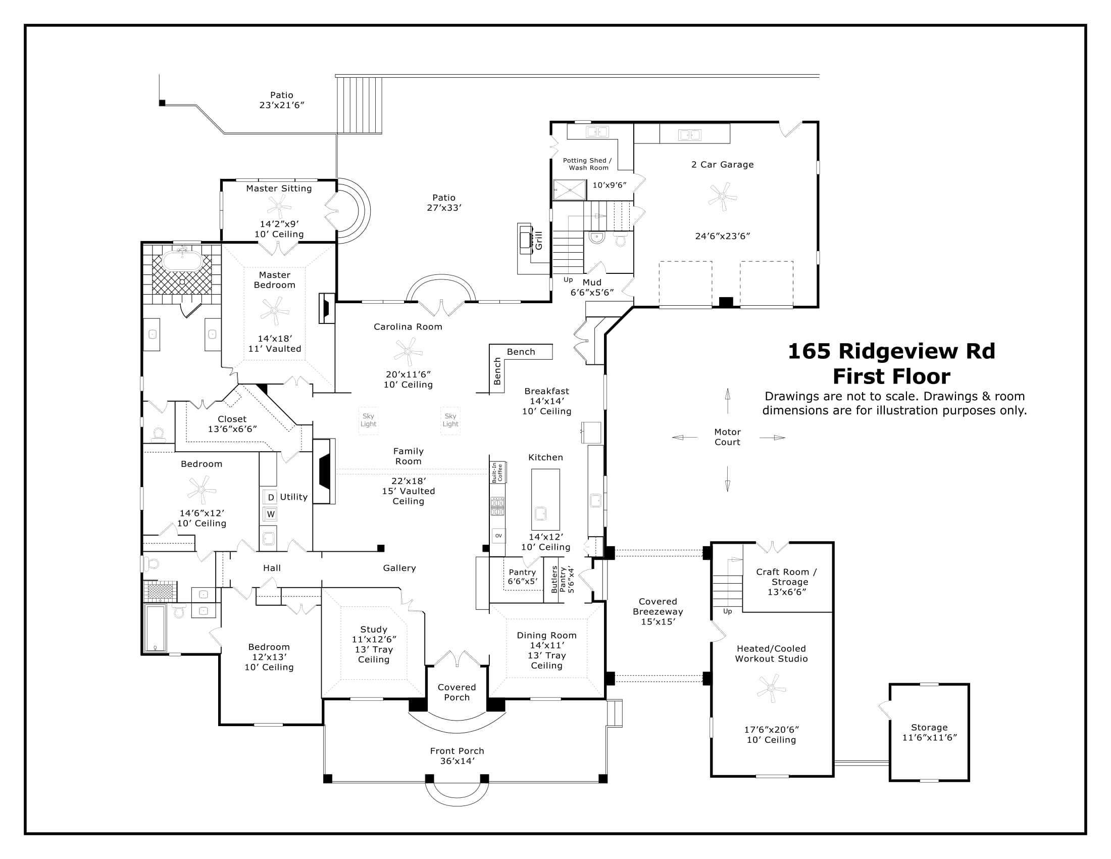 165 Ridgeview Road Southern Pines, NC 28387 - Photo 8 of 60 1st Floor_165 ridgeview Rd-1
