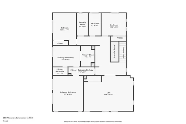 $529,900 | 2834 Allessandra Court, Lancaster, CA 93535