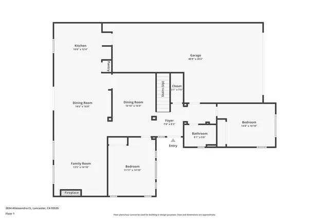 $529,900 | 2834 Allessandra Court, Lancaster, CA 93535