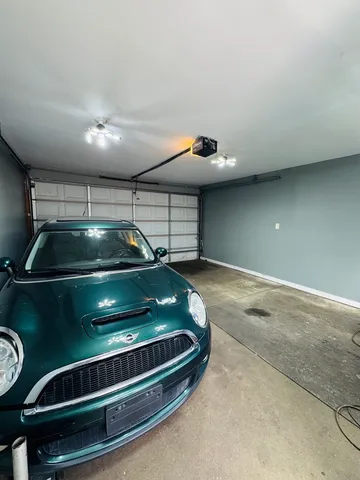 a room with gym equipment