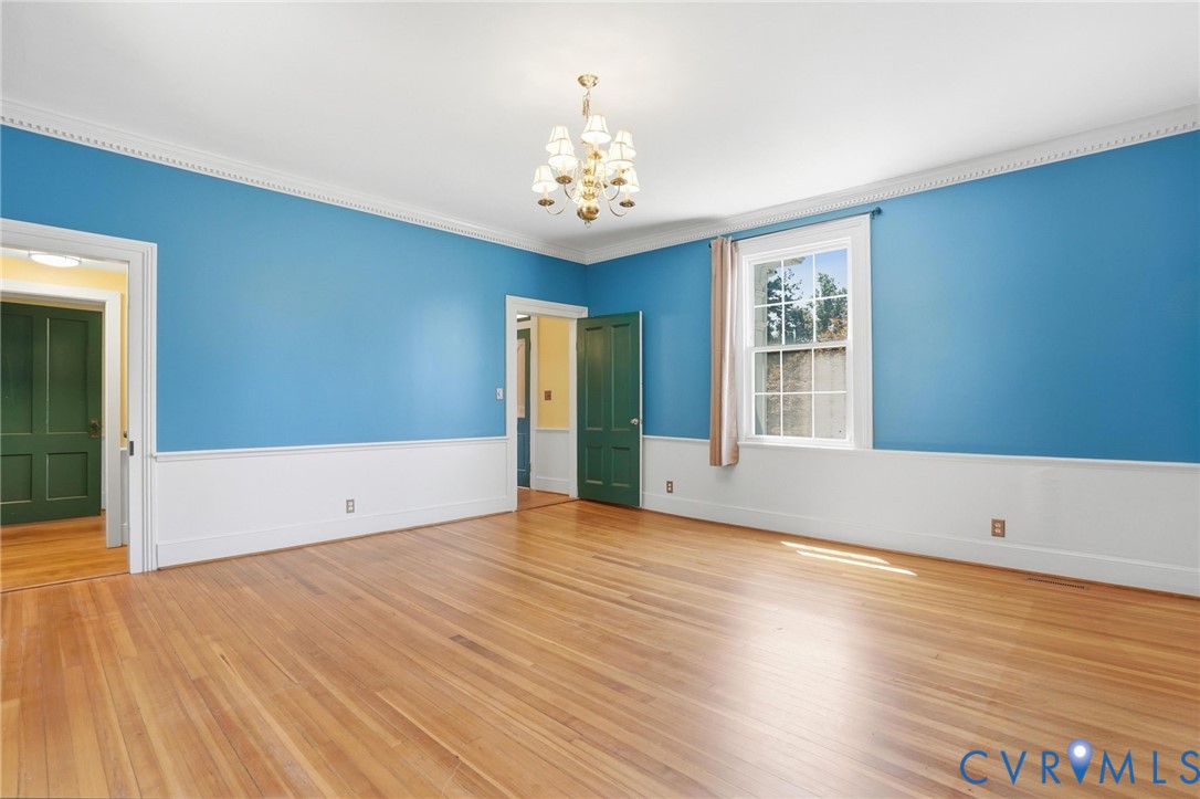 2297 Indian Oak Road Crewe, VA 23930 - Photo 15 of 53 a view of an empty room with window and wooden floor