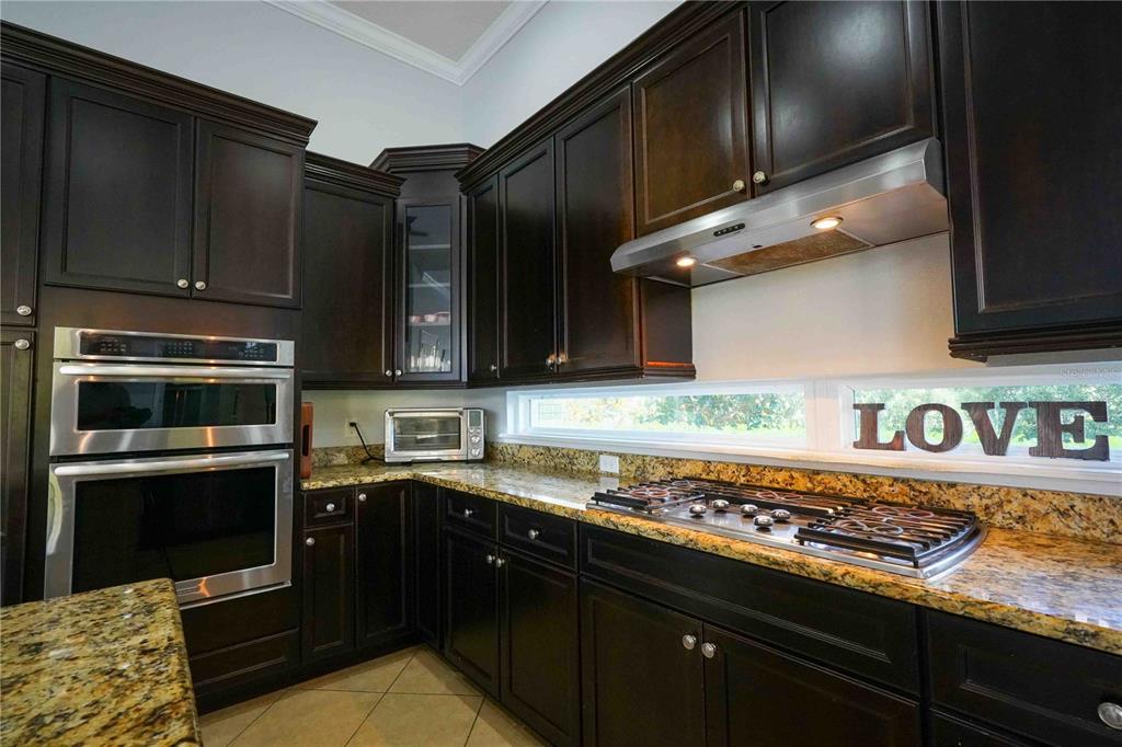 6219 Tiroco Way Windermere, FL 34786 - Photo 11 of 41 a kitchen with stainless steel appliances granite countertop a stove a sink and a microwave
