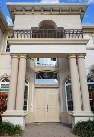 a view of front door