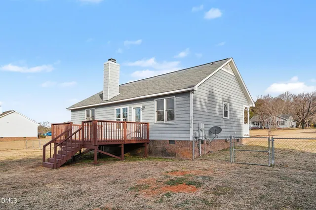 a view of a house with a patio