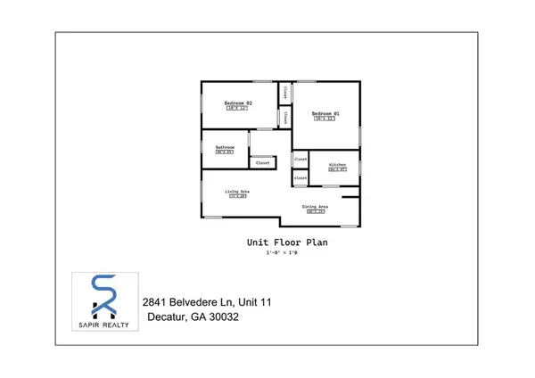 $975 | 2841 Belvedere Lane, Unit 11, Decatur, GA 30032