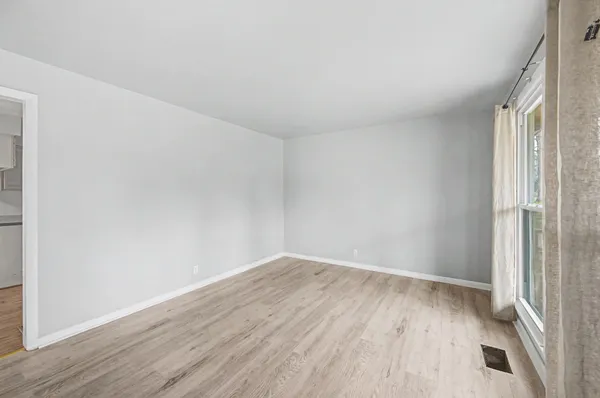 wooden floor in an empty room