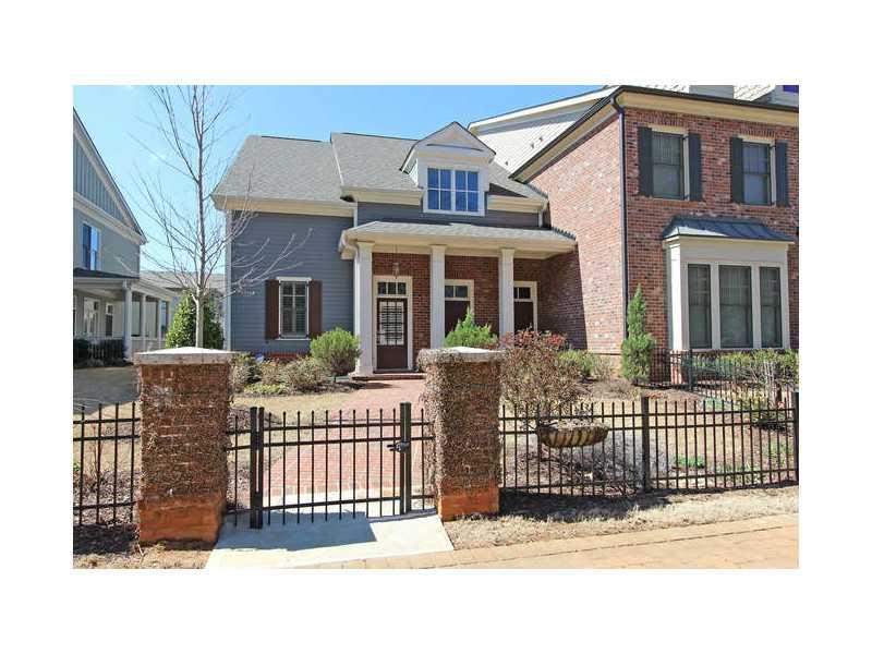 12506 Broadwell Road, Unit 12506 Milton, GA 30004 - Photo 1 of 1 Exterior Front. Stunning gated town home with paver entrance and covered porch.