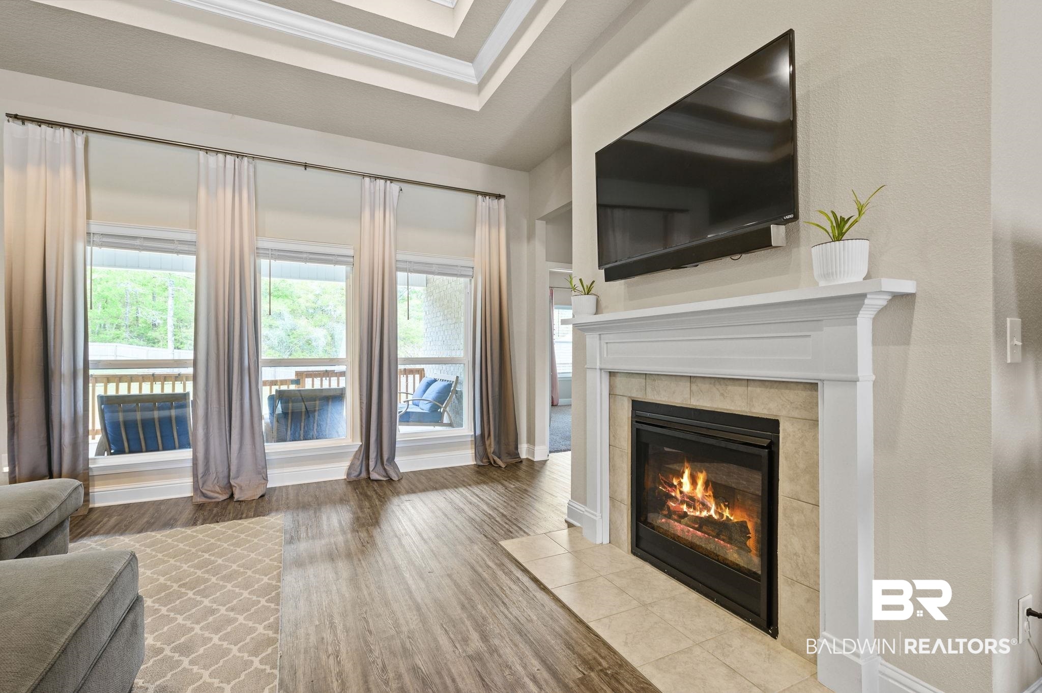 1300 Sierra Estates Drive Mobile, AL 36608 - Photo 15 of 44 Family Room Fireplace