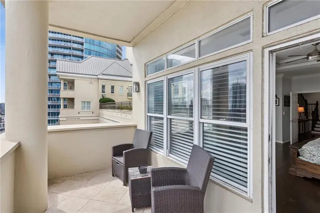 a view of a hallway with washer and dryer