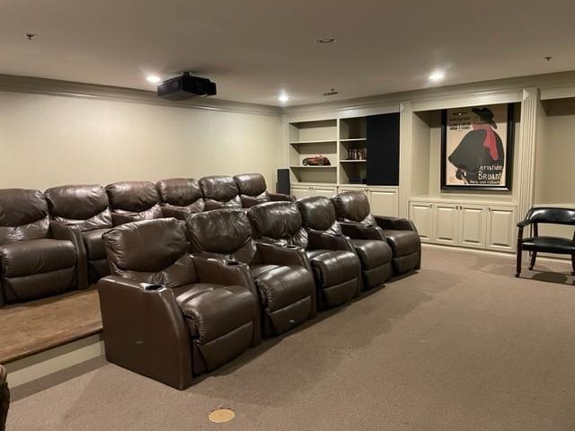 3334 Peachtree Road Northeast, Unit 1908 Atlanta, GA 30326 - Photo 40 of 46 a media room with lots of chairs and a projector