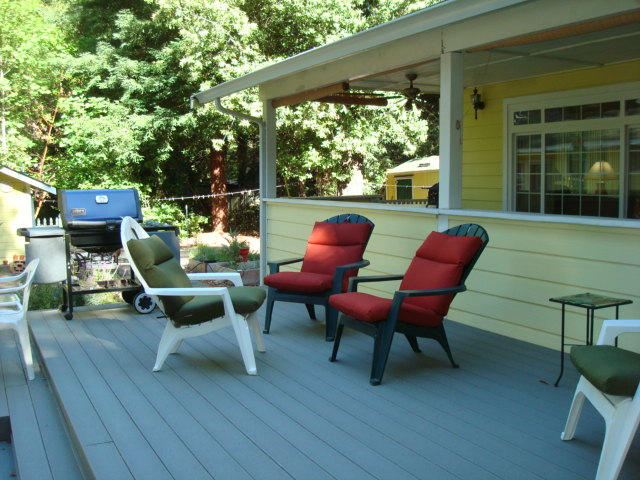 31 Madrona Road Miranda, CA 95553 - Photo 10 of 41 a backyard of a house with outdoor seating