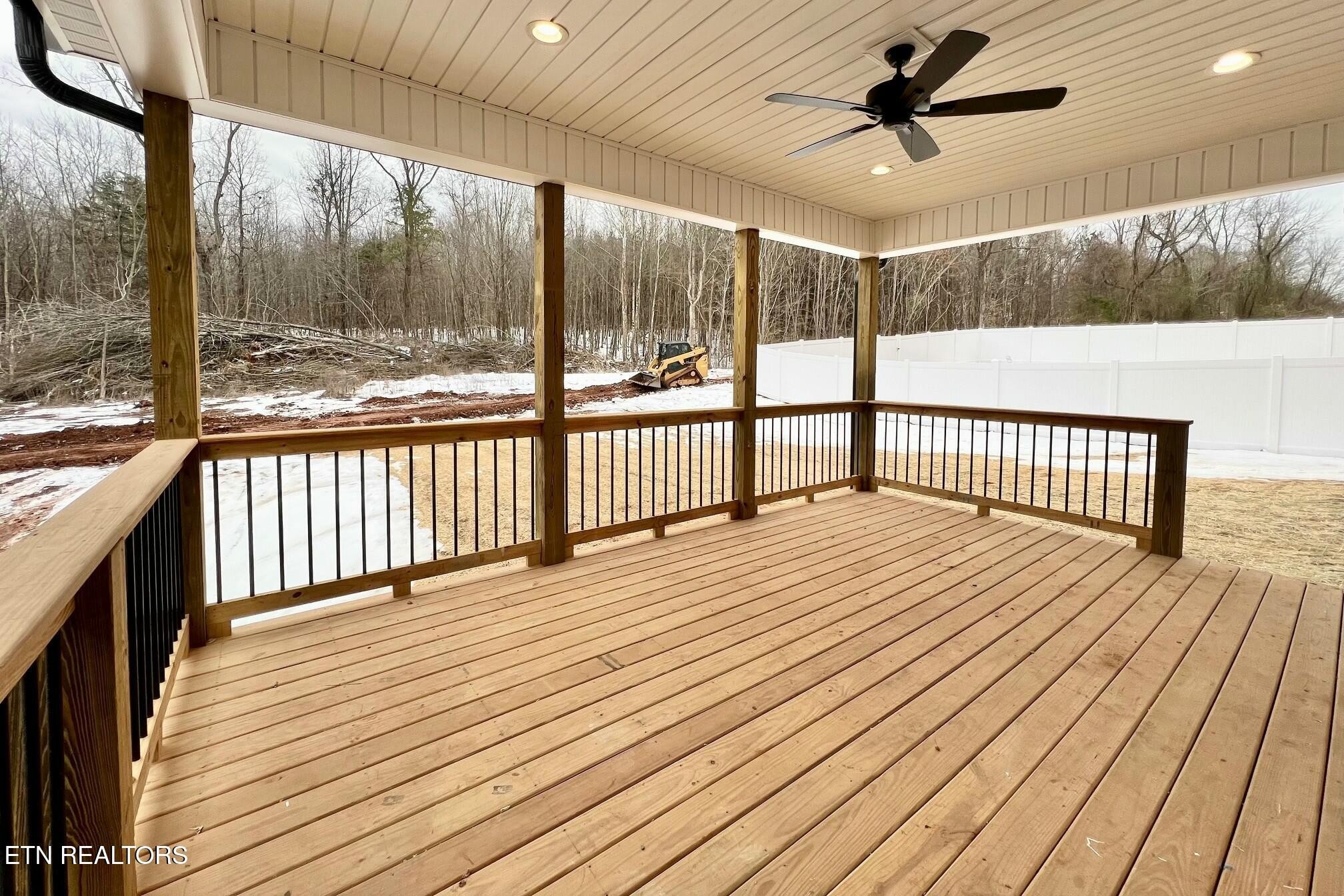 1228 Madison Oaks Road Knoxville, TN 37924 - Photo 29 of 33 a view of a balcony with wooden floor