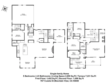$3,998,800 | 767 Cuesta Drive, Mountain View, CA 94040
