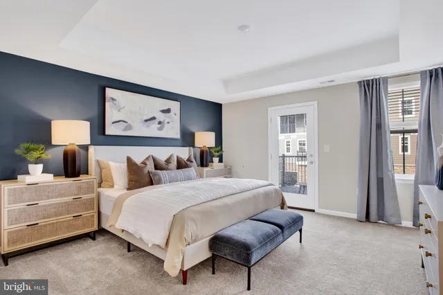 a view of a brick building from a balcony