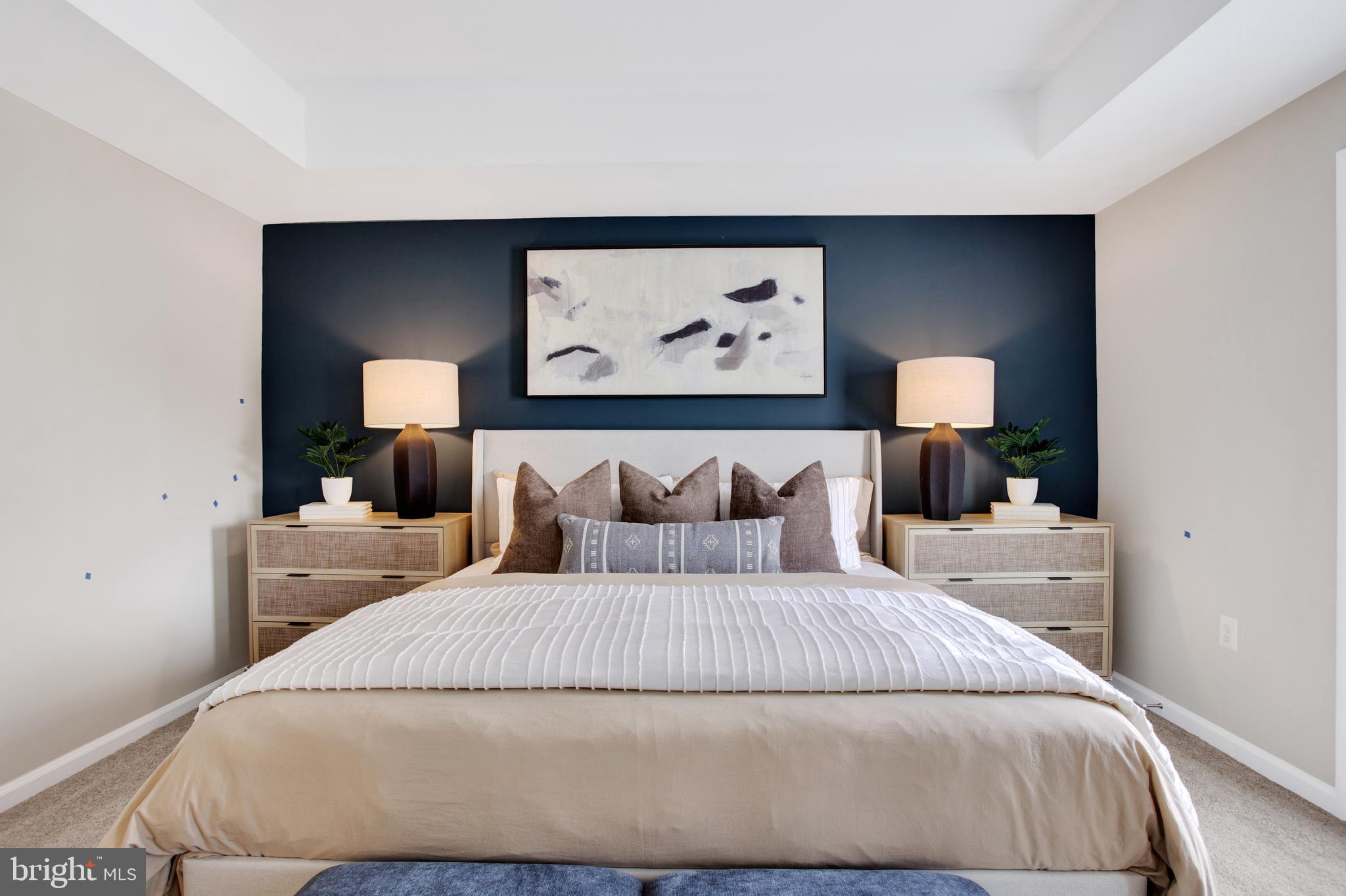 9664 Swallowtail Lane Manassas, VA 20110 - Photo 28 of 95 a bedroom with a bed and a night stand