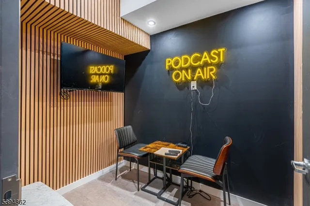 a workspace room with a couch