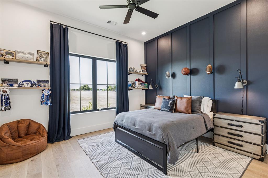 1890 McConnell Road Gunter, TX 75058 - Photo 22 of 40 a bedroom with a bed and a couch