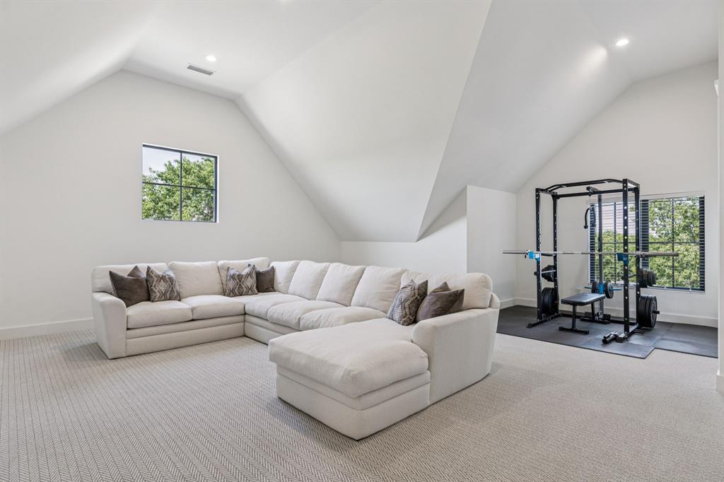 1890 McConnell Road Gunter, TX 75058 - Photo 25 of 40 a living room with furniture and a large window
