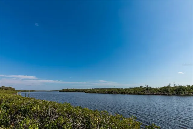 a view of lake and mountain