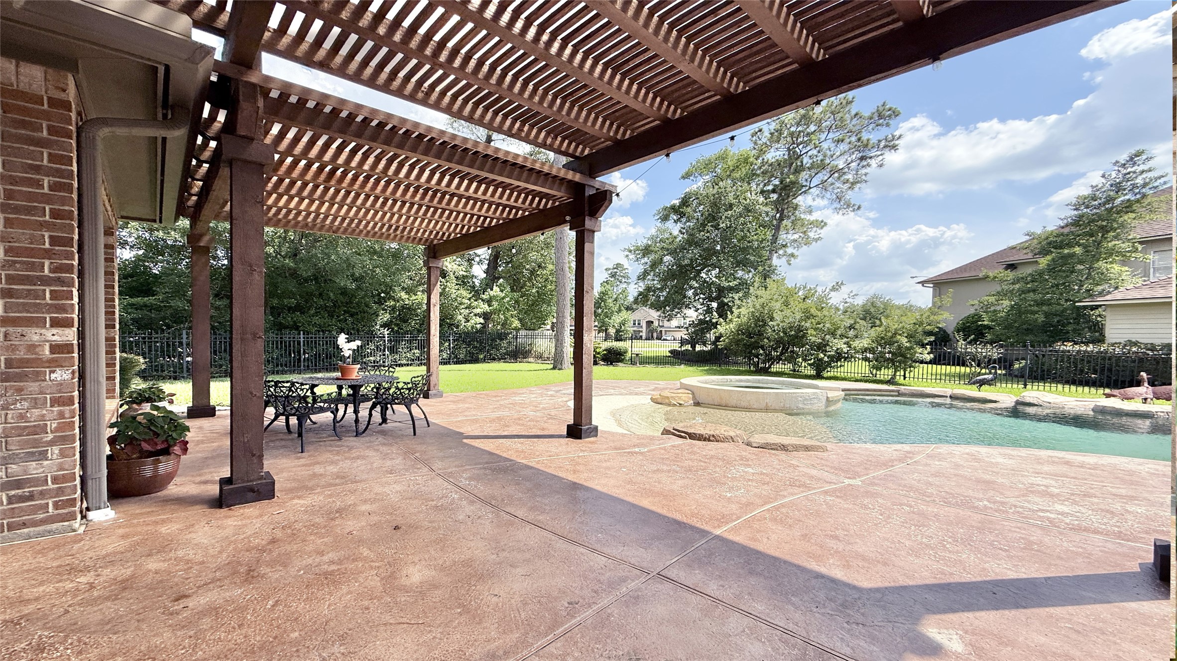 25207 Hideaway Run Drive Spring, TX 77389 - Photo 44 of 49 Two pergolas offer plenty of shade