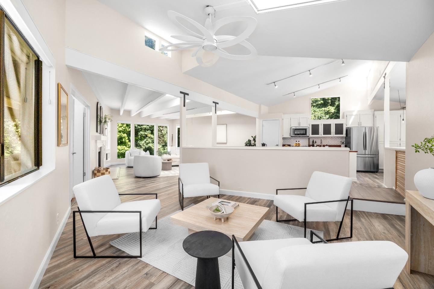 321 Valencia Road Aptos, CA 95003 - Photo 15 of 50 a living room with furniture and a large window