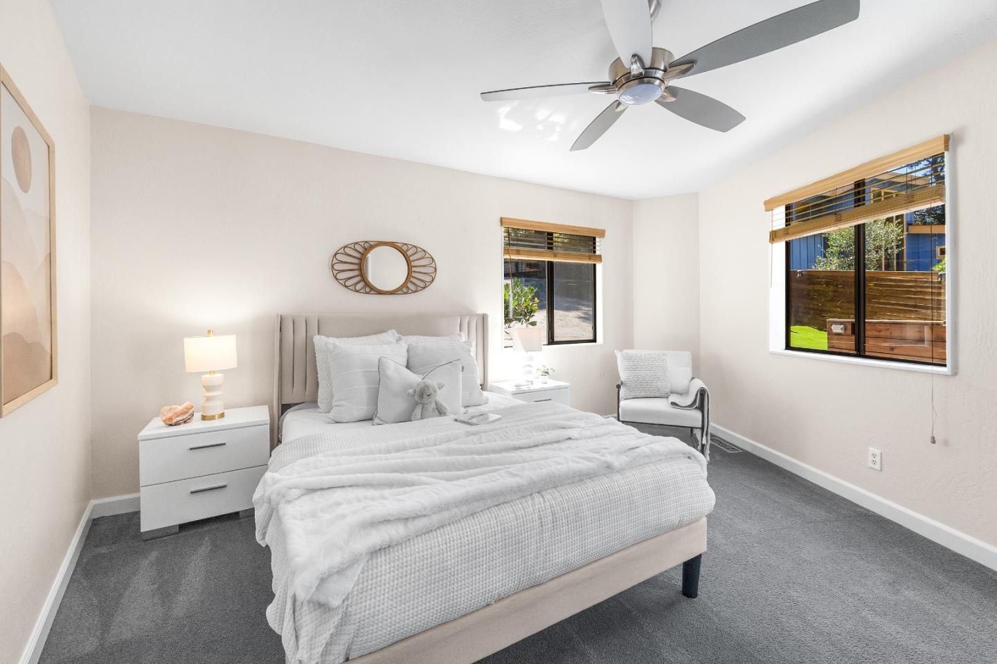 321 Valencia Road Aptos, CA 95003 - Photo 29 of 50 a bedroom with a bed and window