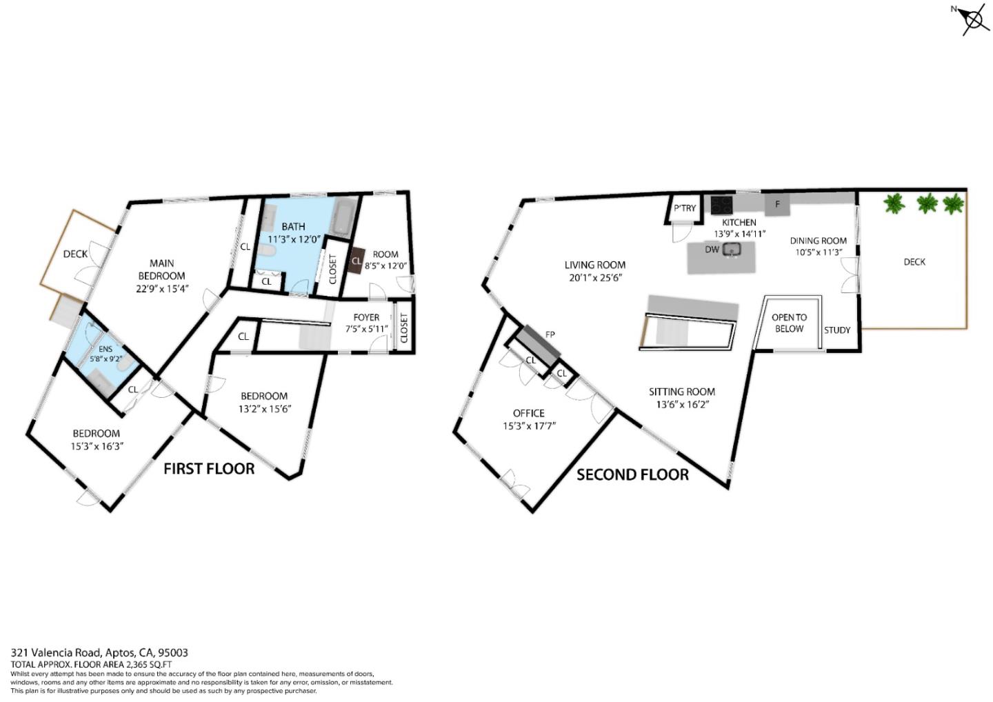321 Valencia Road Aptos, CA 95003 - Photo 50 of 50 a picture of a floor plan