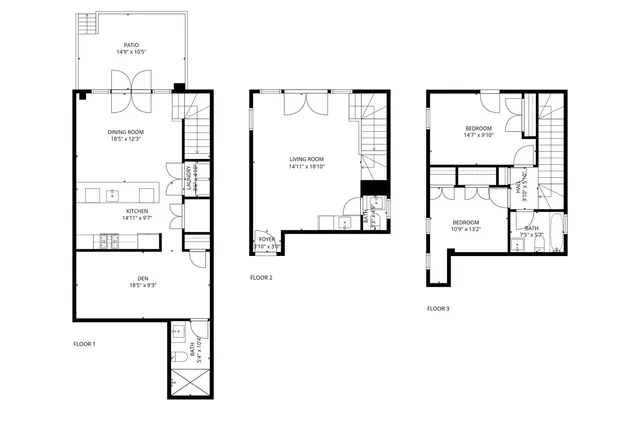 a picture of a floor plan
